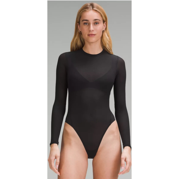 Lululemon Wundermost Crewneck Bodysuit, Thong Cut, Size XS, NWT - Picture 1 of 6